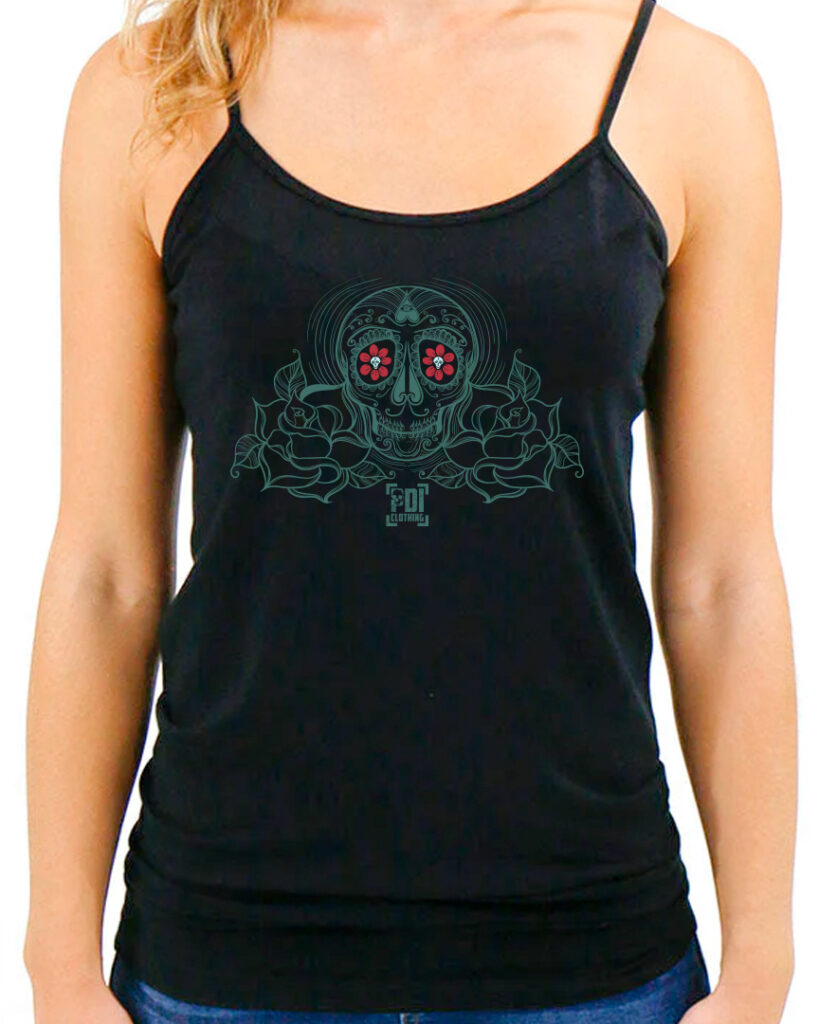 Henna SkullBlack Tank – PDI Design