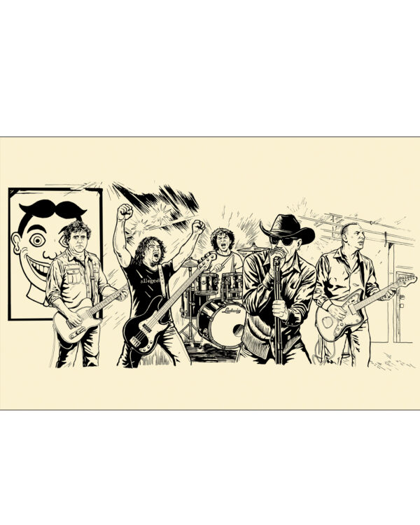 Dramarama<br/>Limited Edition<br/>BW Comic Art Print