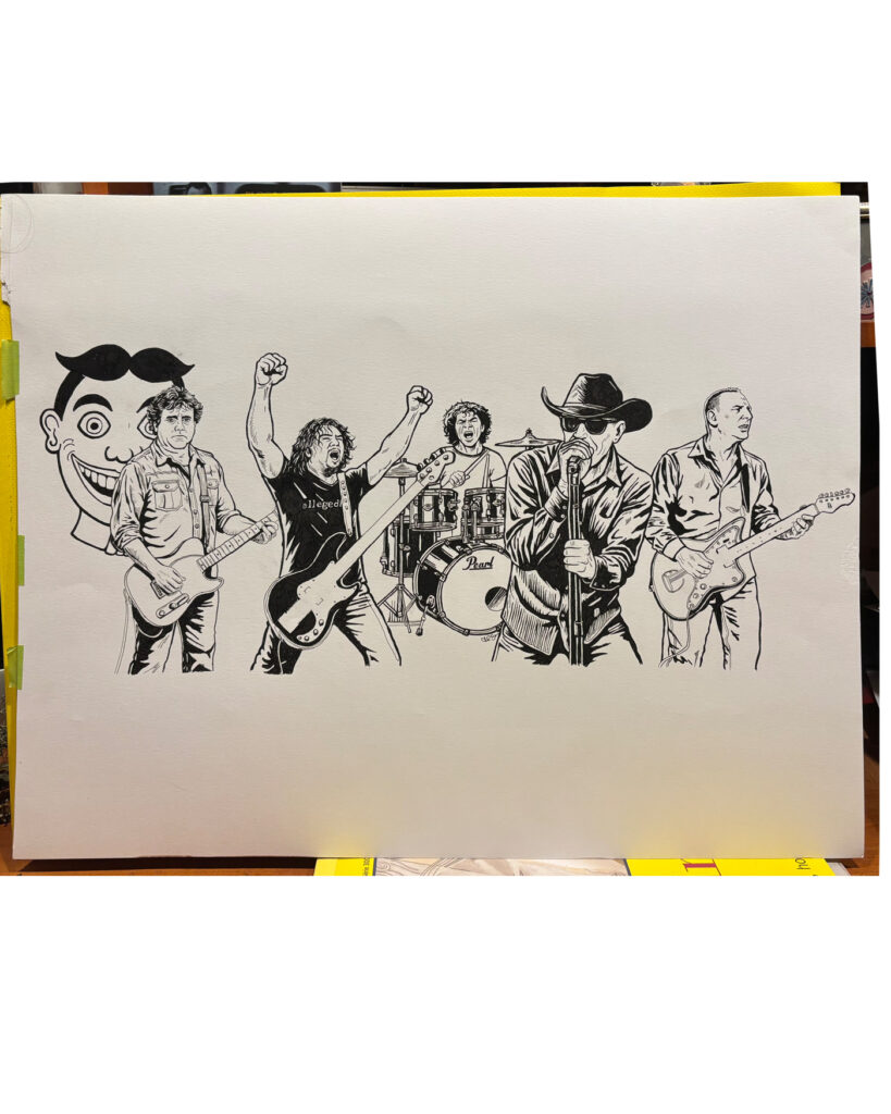 Dramarama ComicOriginal Ink drawing – PDI Design